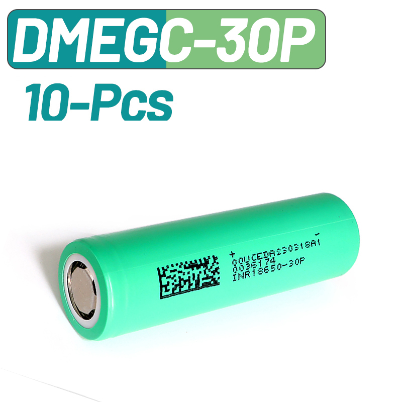 Vape Battery 18650 - 10 個 DMEGC 30P INR18650 3000mAh