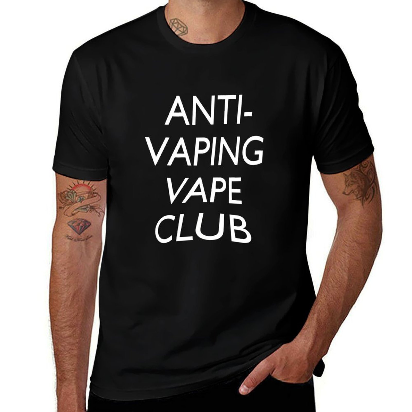 アンチベイピング ベイプクラブ Tシャツ スポーティーカジュ - Quick Vape のレビューと価格