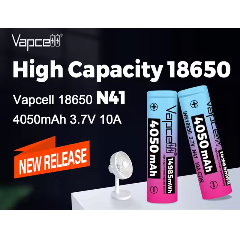 オリジナル Vapcell N41 INR 18650 バッ - Vape Battery 18650 のレビューと価格