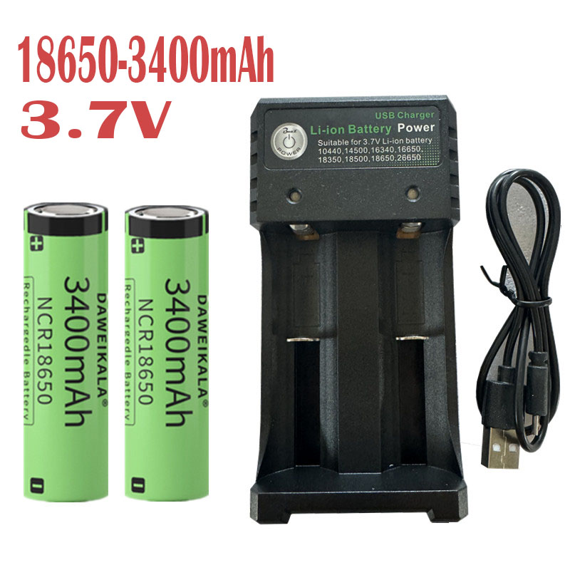 プレミアム 18650B 3400mAh 3.7V バッテリ - Vape Battery 18650 のレビューと価格