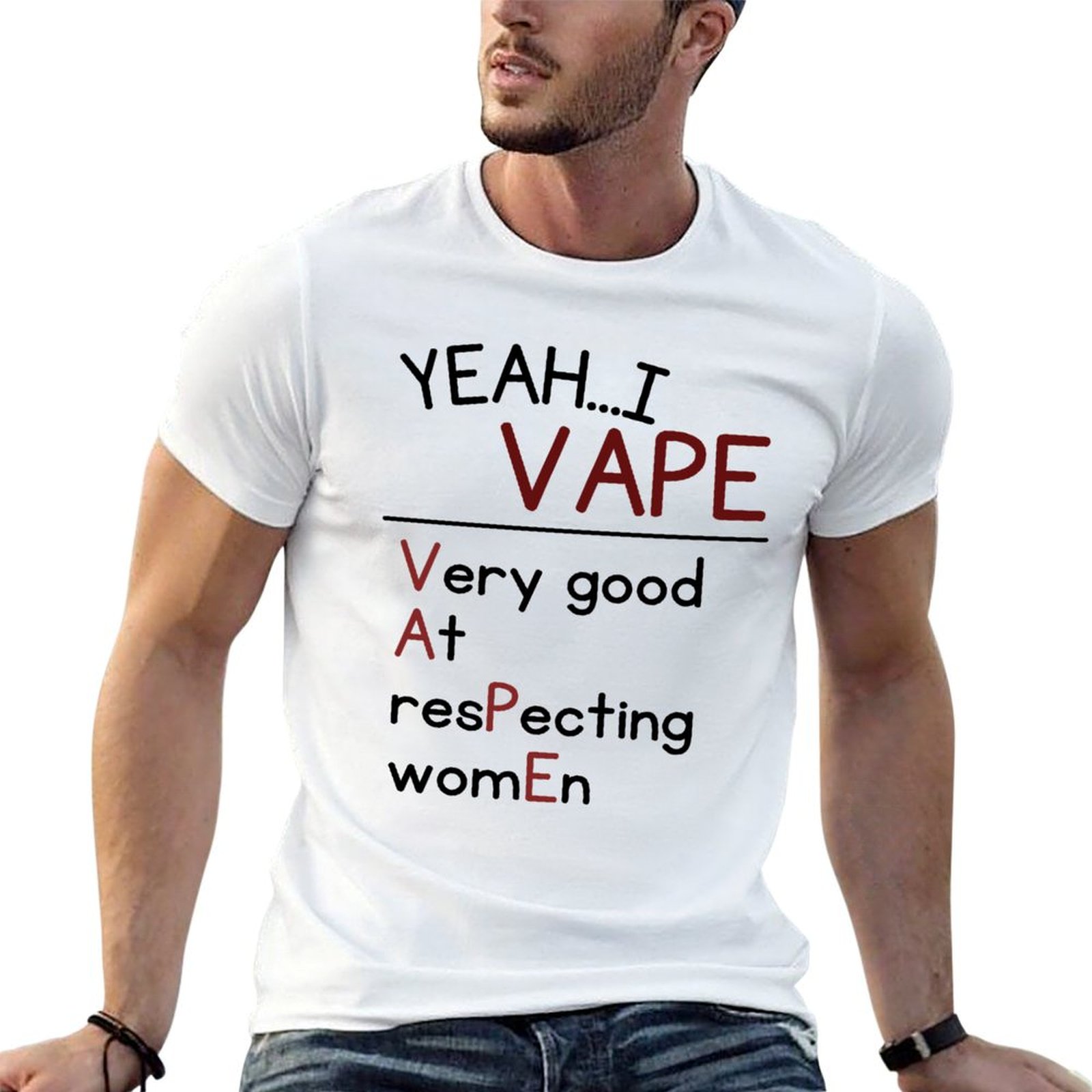 はい、私は女性を尊重する能力が非常に高いです Tシャツ プラ - Vaping Goods のレビューと価格
