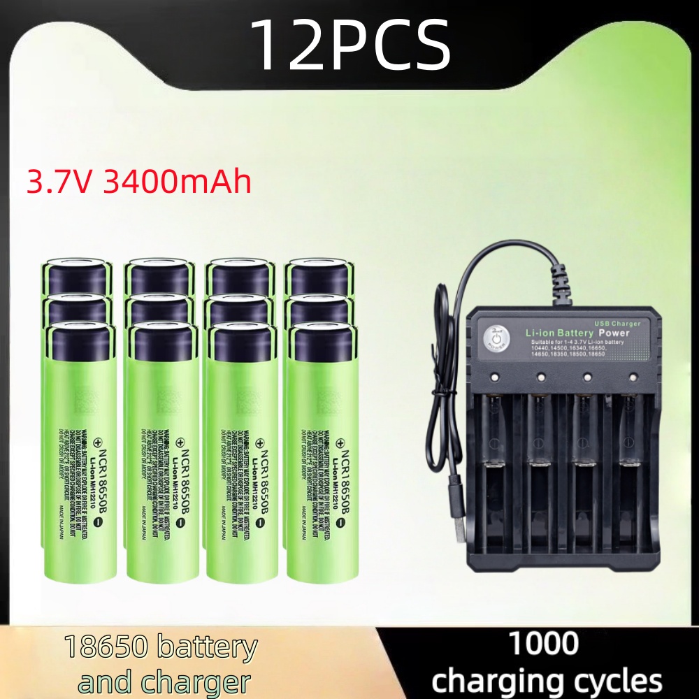 4-20 個充電式リチウム電池 18650 バッテリー 3. - Vape Battery 18650 のレビューと価格