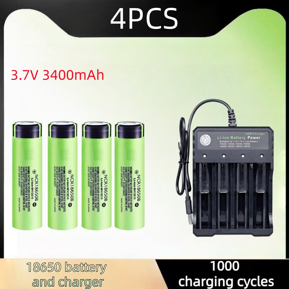 4-20 個充電式リチウム電池 18650 バッテリー 3. - Vape Battery 18650 のレビューと価格