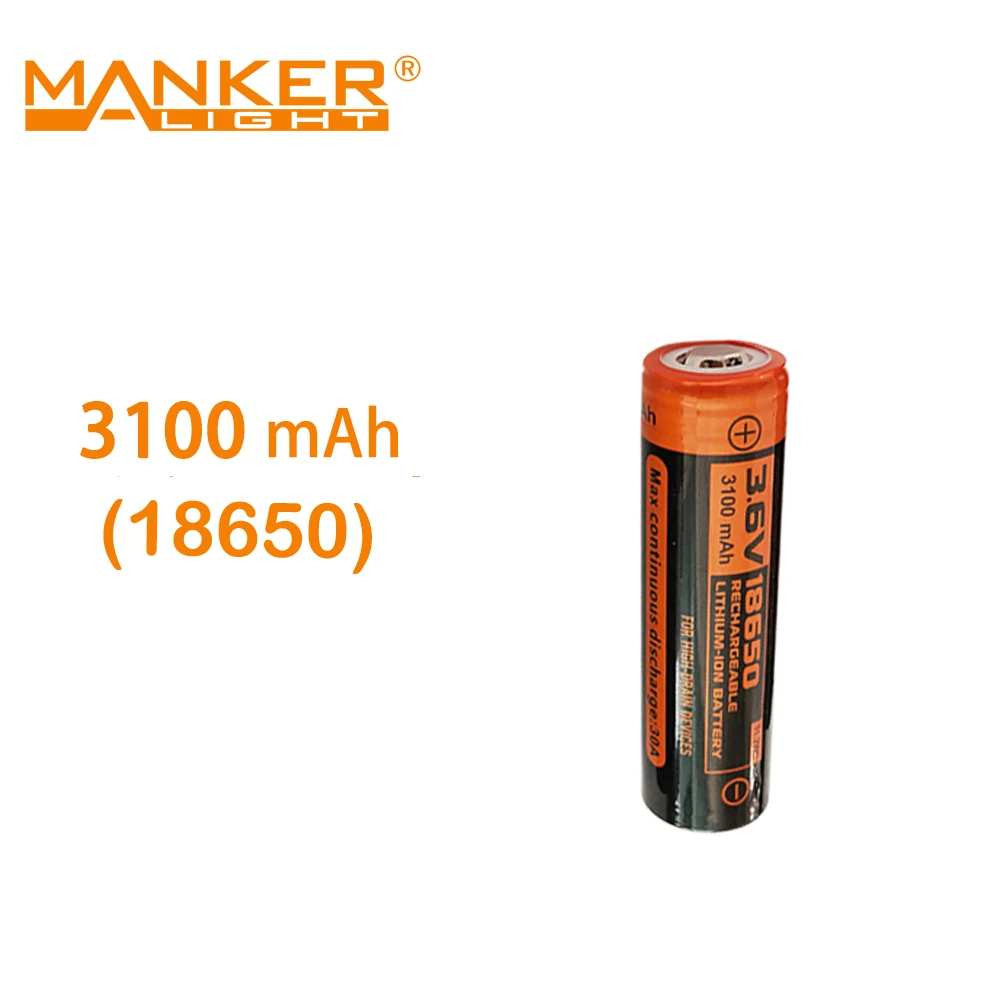 Manker 14500/18650/18350/21700 - Vape Battery 18650 のレビューと価格