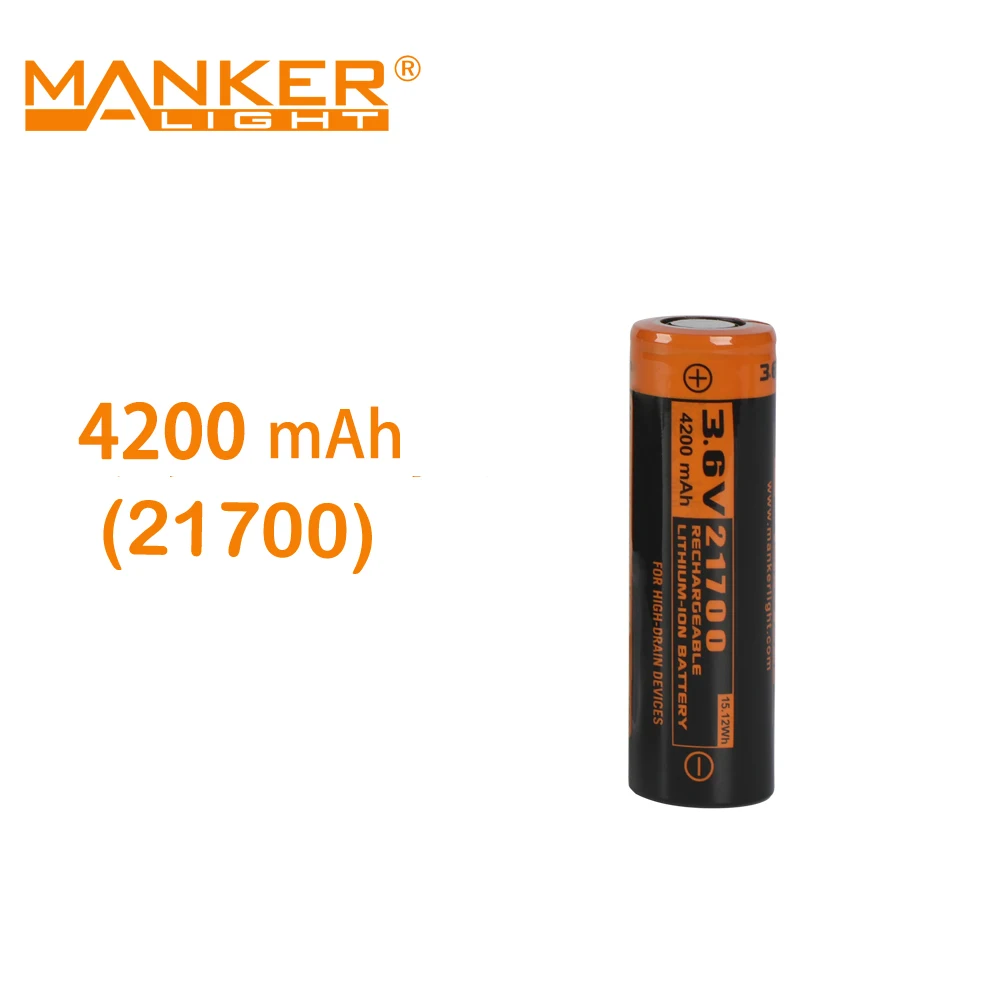 Manker 14500/18650/18350/21700 - Vape Battery 18650 のレビューと価格